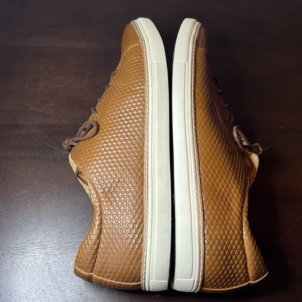 Van Heusen Leather Memory Foam Lace Up Oxford in Cup A Chino